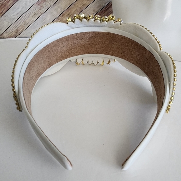 Exquisite Luxury Statement Headband Clear Rhinestones and Crystal Wedding NEW